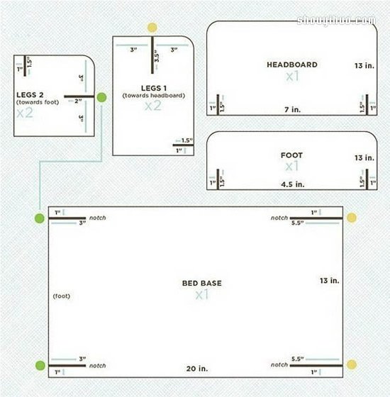 紙箱瓦楞紙DIY制作過家家道具玩具床的方法 -  rpnrmr.com