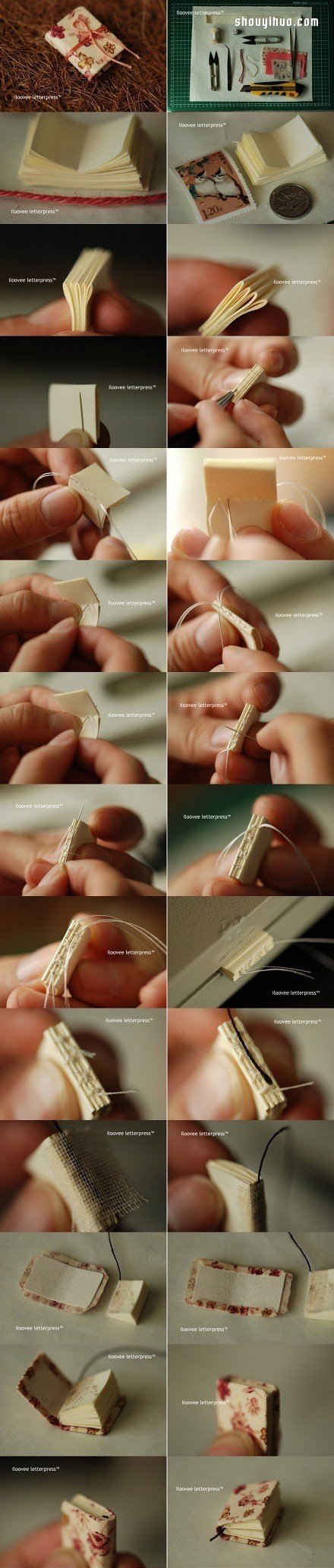 迷你小本子的制作方法 精致的小手工藝品 -  rpnrmr.com