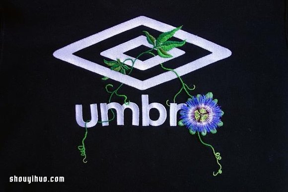 耐克 LOGO 上開出寧靜細膩的刺繡小花 -  rpnrmr.com
