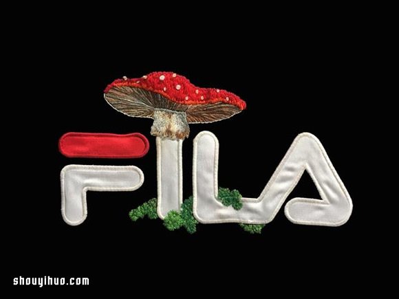 耐克 LOGO 上開出寧靜細膩的刺繡小花 -  rpnrmr.com