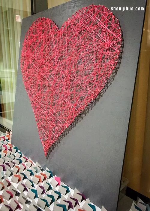 String Art藝術(shù) 利用釘子和線DIY裝飾畫 -  rpnrmr.com