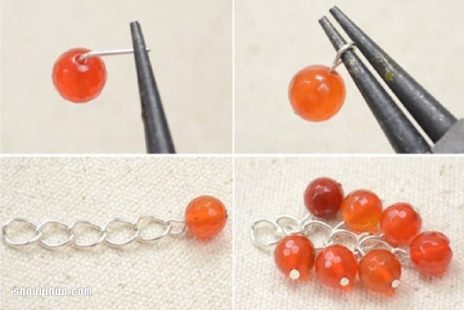 串珠耳環(huán)DIY手工制作 就像戴著豐收的果實 -  rpnrmr.com