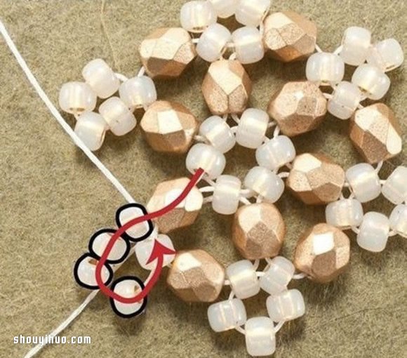 新潮好看的串珠耳環(huán)DIY制作圖解教程 -  rpnrmr.com