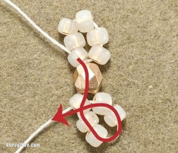 新潮好看的串珠耳環(huán)DIY制作圖解教程 -  rpnrmr.com