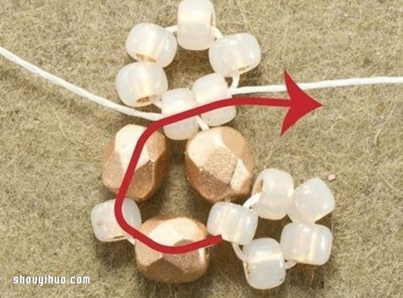 新潮好看的串珠耳環(huán)DIY制作圖解教程 -  rpnrmr.com