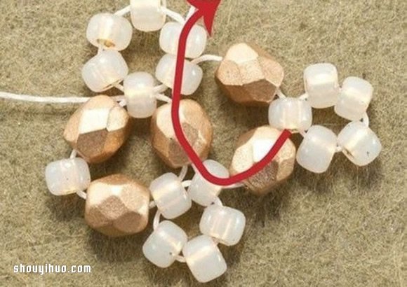 新潮好看的串珠耳環(huán)DIY制作圖解教程 -  rpnrmr.com