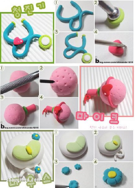 小朋友喜歡的可愛粘土玩具DIY制作圖解教程 -  rpnrmr.com