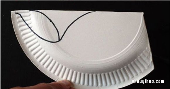 一次性紙盤簡單制作可愛立體鯨魚玩具的方法 -  rpnrmr.com