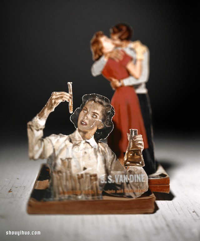 我的書…活過來了！有趣的3D剪紙書本藝術(shù) -  rpnrmr.com