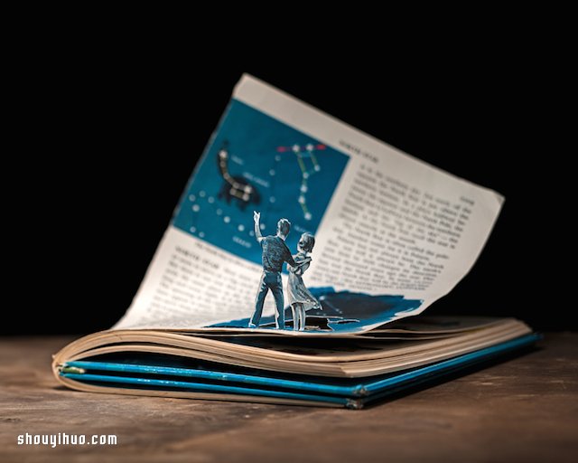 我的書…活過來了！有趣的3D剪紙書本藝術(shù) -  rpnrmr.com