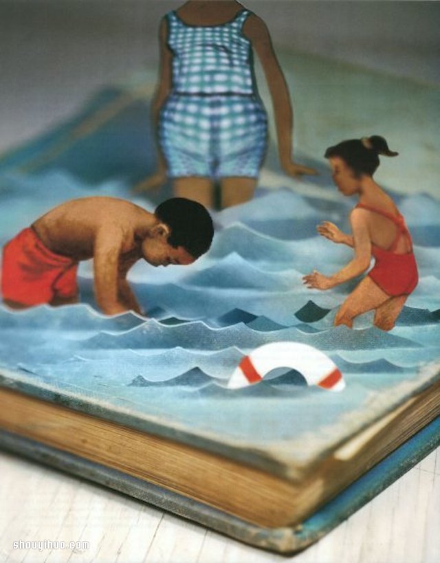 我的書…活過來了！有趣的3D剪紙書本藝術(shù) -  rpnrmr.com