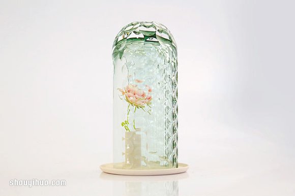 散發(fā)朦朧文藝美感 OP-vase手工玻璃花罩 -  rpnrmr.com