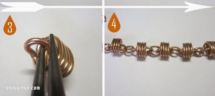 金屬絲制作潮感十足漂亮手鏈的方法圖解 -  rpnrmr.com
