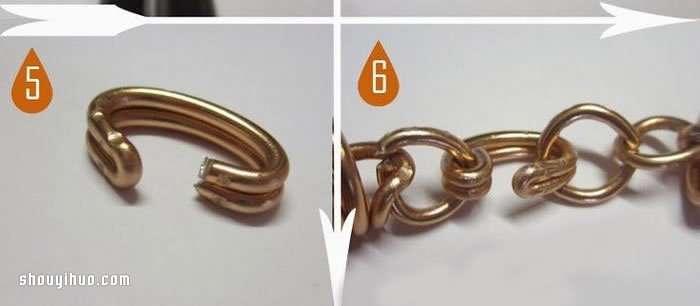 金屬絲制作潮感十足漂亮手鏈的方法圖解 -  rpnrmr.com