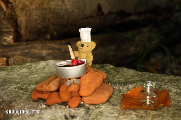 呆萌小熊教你學(xué)做手工藍(lán)莓果醬，好治愈！ -  rpnrmr.com