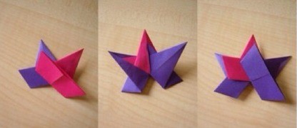 折紙立體星星的方法 手工立體星星的折法圖解 -  rpnrmr.com