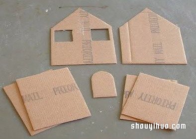 娃娃屋的制作方法 可愛小房子模型手工DIY -  rpnrmr.com