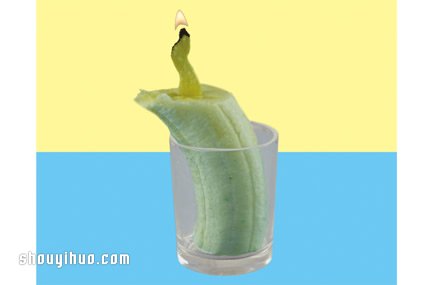 化學(xué)小實驗：香蕉也能當蠟燭？ -  rpnrmr.com