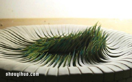 仿佛有生命的陶藝作品 呈現(xiàn)紙藝般的柔美效果 -  rpnrmr.com