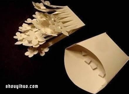 手工剪紙花DIY制作立體裝飾畫的方法教程 -  rpnrmr.com