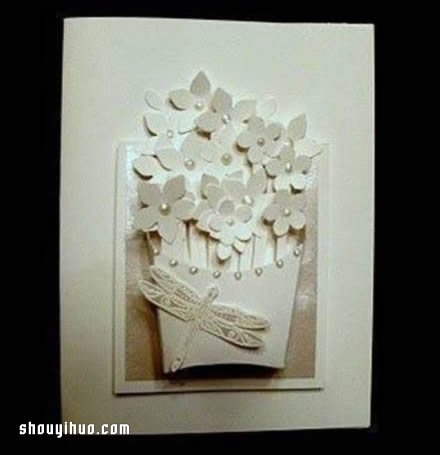 手工剪紙花DIY制作立體裝飾畫的方法教程 -  rpnrmr.com