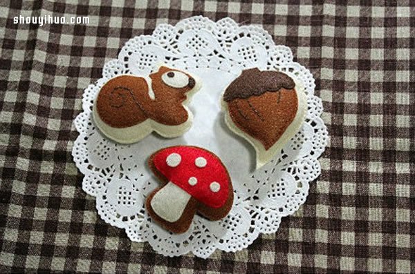 手工布藝DIY：可愛(ài)風(fēng)不織布小手工藝品 -  rpnrmr.com