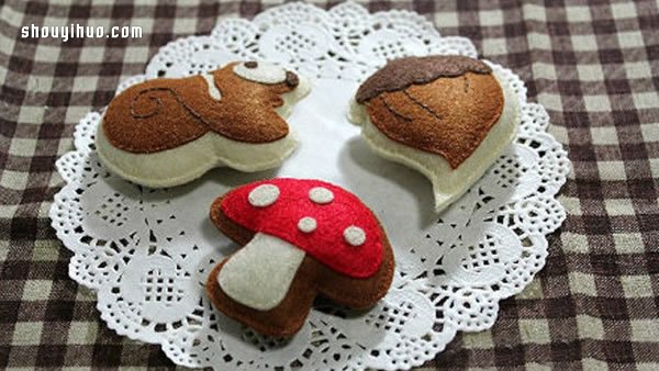 手工布藝DIY：可愛(ài)風(fēng)不織布小手工藝品 -  rpnrmr.com