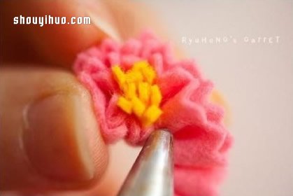 萌萌噠個性戒指布藝手工制作圖解教程 -  rpnrmr.com