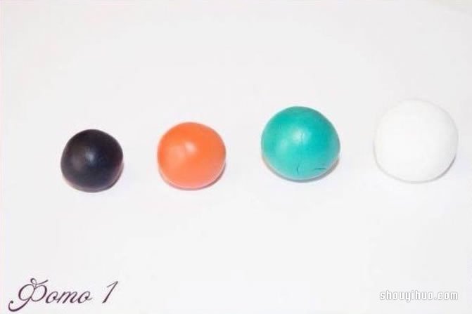 粘土雪人掛件DIY制作的方法步驟圖解教程 -  rpnrmr.com