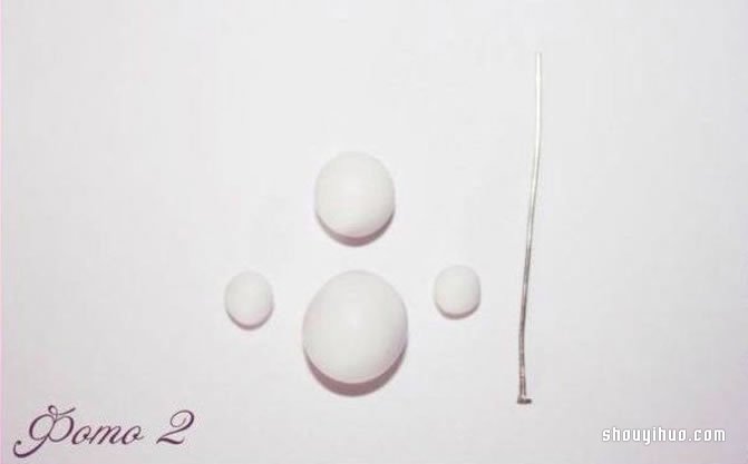 粘土雪人掛件DIY制作的方法步驟圖解教程 -  rpnrmr.com