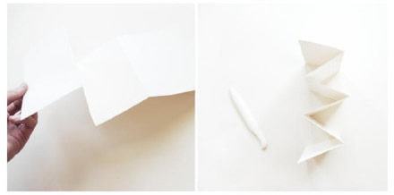 剪紙制作可愛連環(huán)小人賀卡的方法圖解教程 -  rpnrmr.com