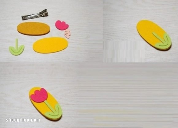 可愛兒童發(fā)卡頭飾DIY 布藝兒童發(fā)卡制作教程 -  rpnrmr.com