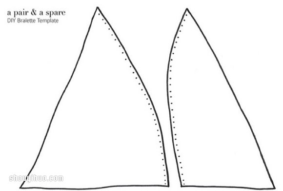 手工布藝胸罩小背心DIY制作步驟圖解教程 -  rpnrmr.com