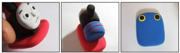 托馬斯火車頭粘土手工DIY制作圖解教程 -  rpnrmr.com