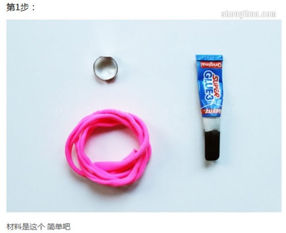 可愛(ài)花型繩結(jié)戒指的編法DIY制作圖解教程 -  rpnrmr.com