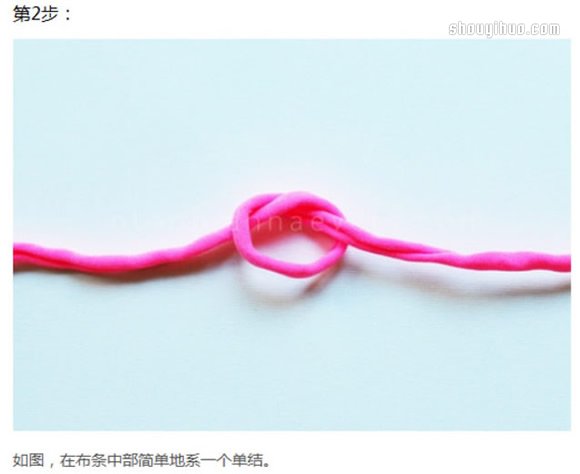 可愛(ài)花型繩結(jié)戒指的編法DIY制作圖解教程 -  rpnrmr.com