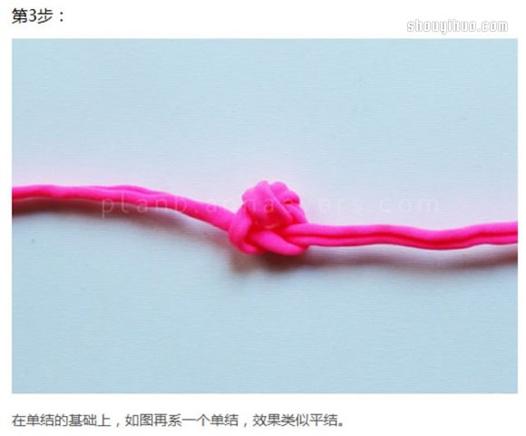 可愛(ài)花型繩結(jié)戒指的編法DIY制作圖解教程 -  rpnrmr.com