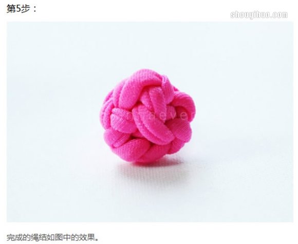 可愛(ài)花型繩結(jié)戒指的編法DIY制作圖解教程 -  rpnrmr.com