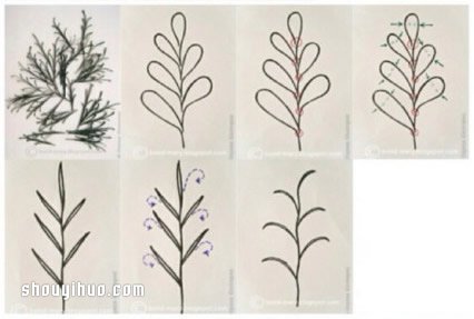 衍紙畫制作方法教程 手工衍紙立體畫DIY圖解 -  rpnrmr.com