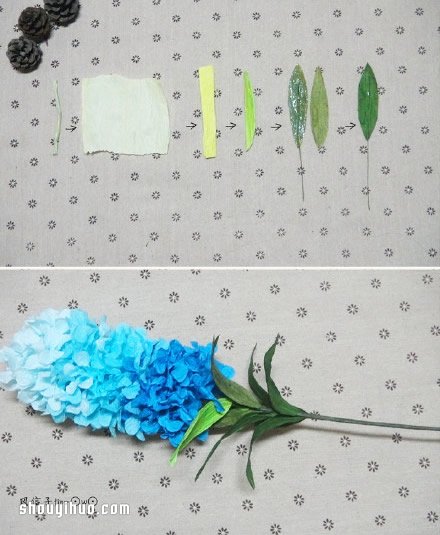 漸變色花束制作教程 紙巾制作花束的方法圖解 -  rpnrmr.com