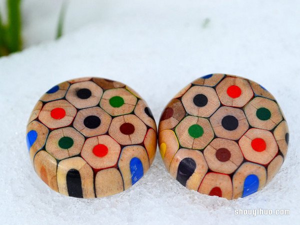 彩色鉛筆頭變廢為寶 DIY制作創(chuàng)意無比的飾品 -  rpnrmr.com