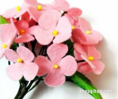 不織布小花制作方法 手工布藝花束制作圖解 -  rpnrmr.com