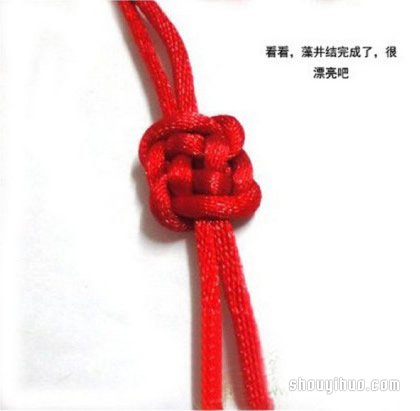 藻井結手鏈編法圖解 紅繩手鏈用藻井結編的步驟 -  rpnrmr.com