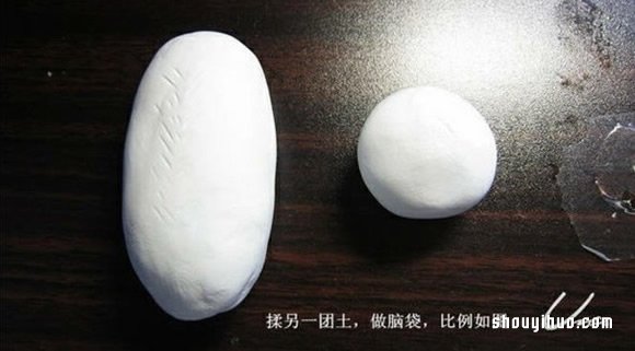 粘土白熊手工制作教程 粘土DIY北極熊步驟圖解 -  rpnrmr.com