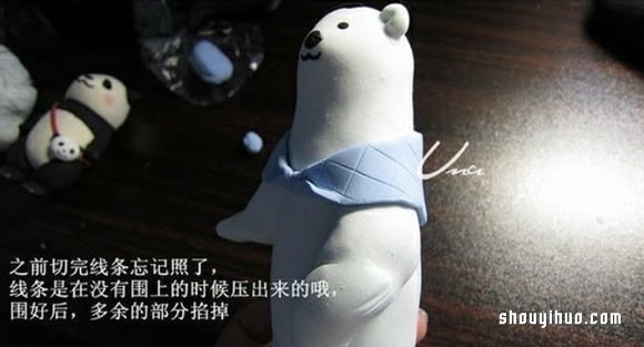 粘土白熊手工制作教程 粘土DIY北極熊步驟圖解 -  rpnrmr.com