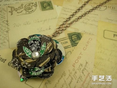 易拉罐變廢為寶DIY制作個(gè)性手鏈項(xiàng)鏈墜子花朵 -  rpnrmr.com