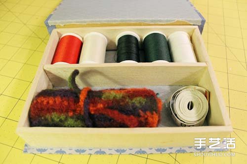 舊書(shū)廢物利用DIY改造針線收納盒的方法教程 -  rpnrmr.com