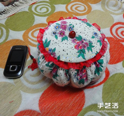 布藝南瓜收納籃的DIY制作方法詳細圖解教程 -  rpnrmr.com