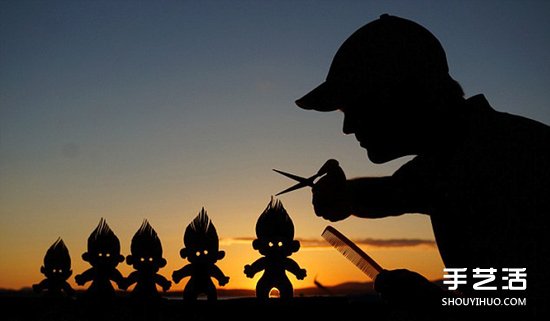瓦楞紙板加夕陽 創(chuàng)造出趣味十足的剪影效果 -  rpnrmr.com