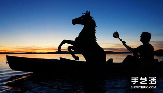 瓦楞紙板加夕陽 創(chuàng)造出趣味十足的剪影效果 -  rpnrmr.com